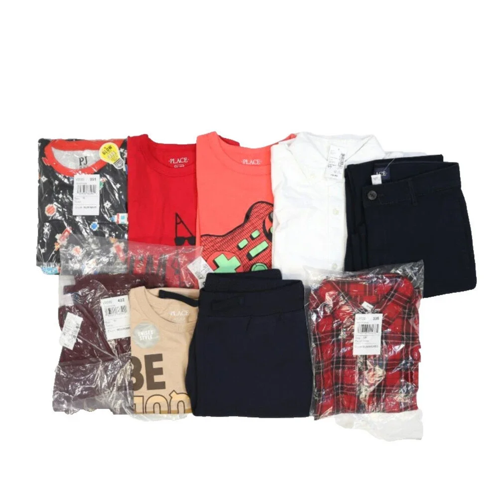 The Childrens Place Bulk Lot Of 10 Boys Size Large 10/12 Mix Season Tops Bottoms
